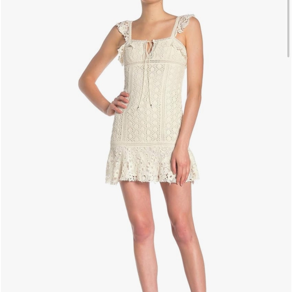 Free People Cross My Heart Mini Dress